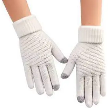Licogel Winter Gloves Solid Color Wool Soft